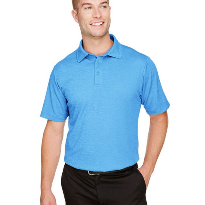 CrownLux Performance® Men's Address Melange Polo Thumbnail