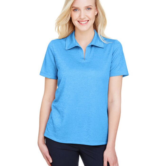 CrownLux Performance® Ladies' Address Melange Polo Thumbnail