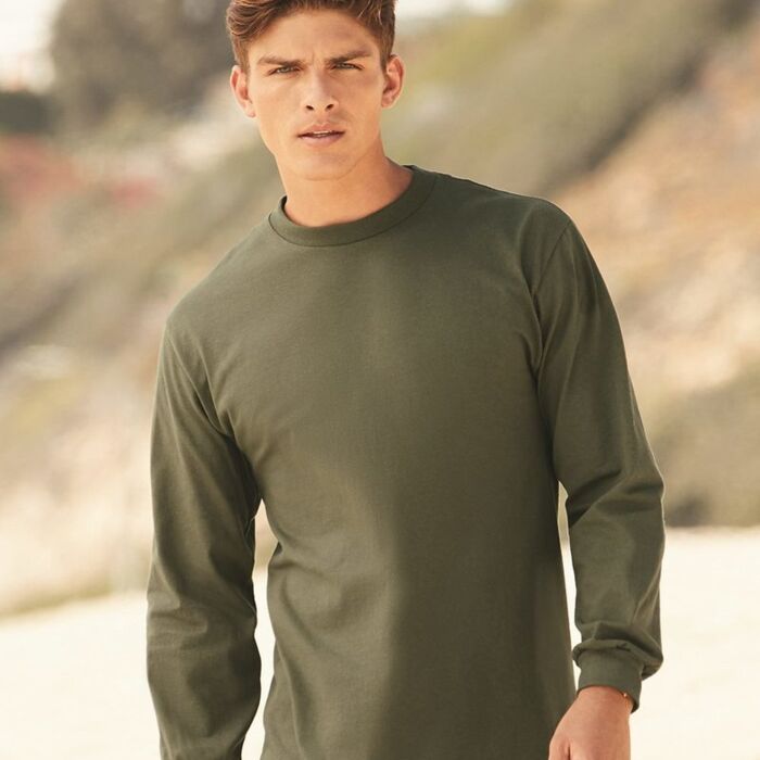 Heavyweight Cotton Long Sleeve Tee Thumbnail