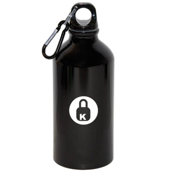 500 ML ALUMINUM WATER BOTTLE WITH CARABINER Thumbnail