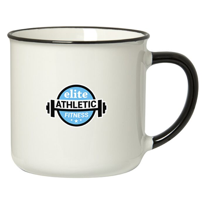 SPRING 350 ML. (12 FL. OZ.) MUG WITH COLOURED RIM/HANDLE Thumbnail